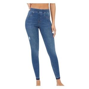 Spanx Distressed Ankle Skinny Jeans Medium